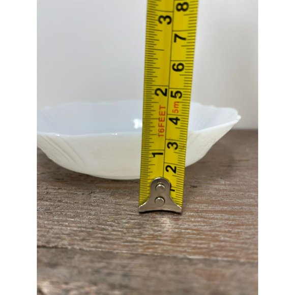 Vintage Macbeth Evans American Sweetheart Glass berry Bowl White - Picture 10 of 10